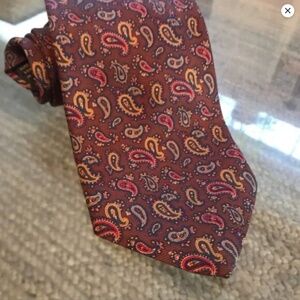 Brooks Brothers Makers Silk Paisley Tie